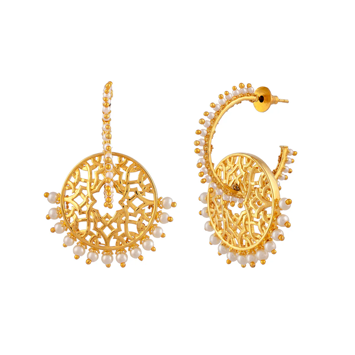 Nazakat Naaz Statement Hoop - Image 4