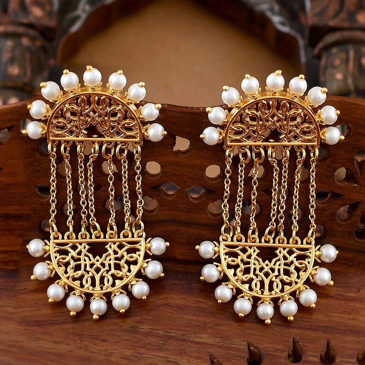 Nazakat Raqs Long Earrings
