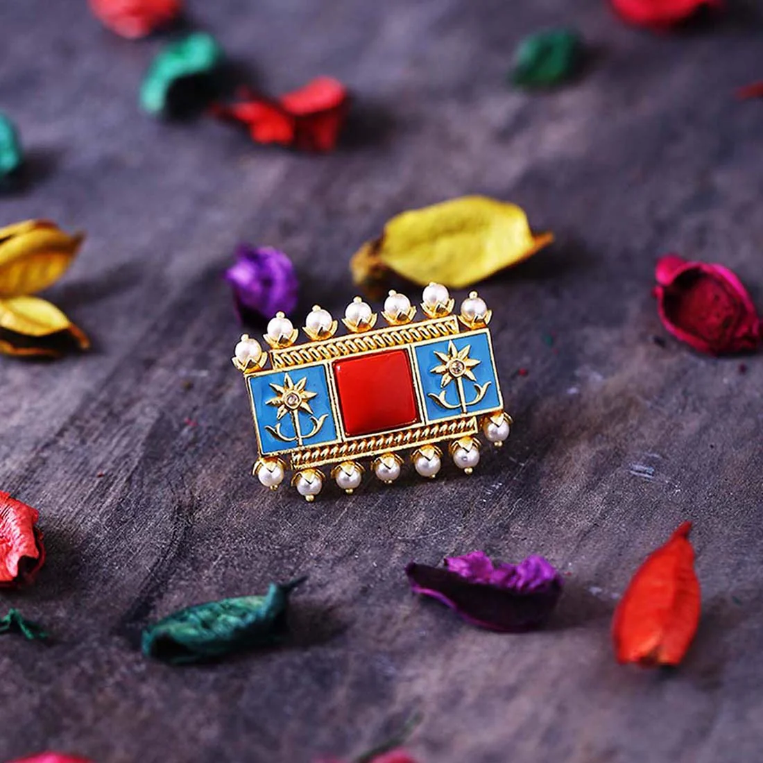 Neeladri Gems Embellished Ring
