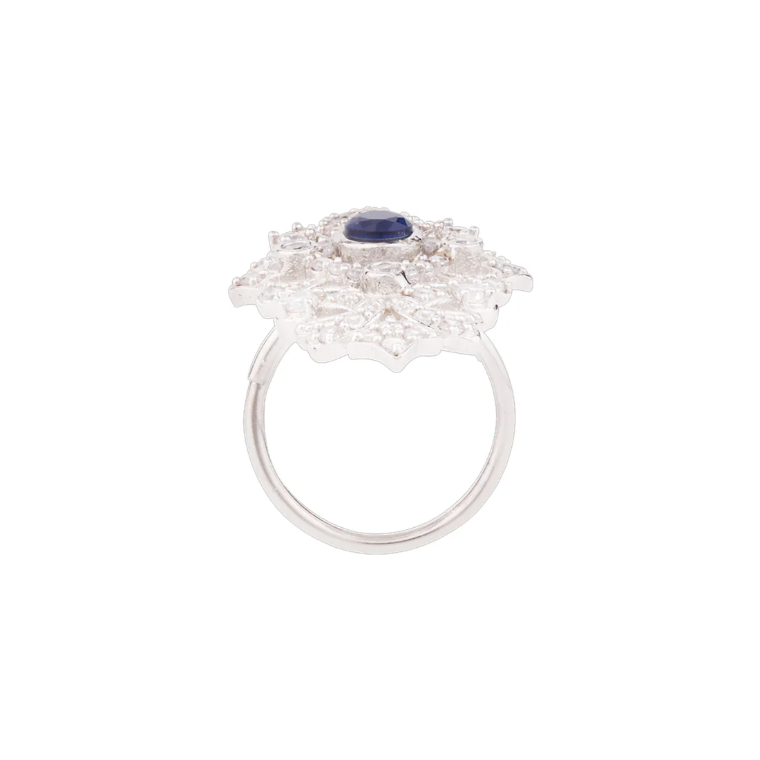 NY Collection Filigree Silver Plated Ring - Image 4