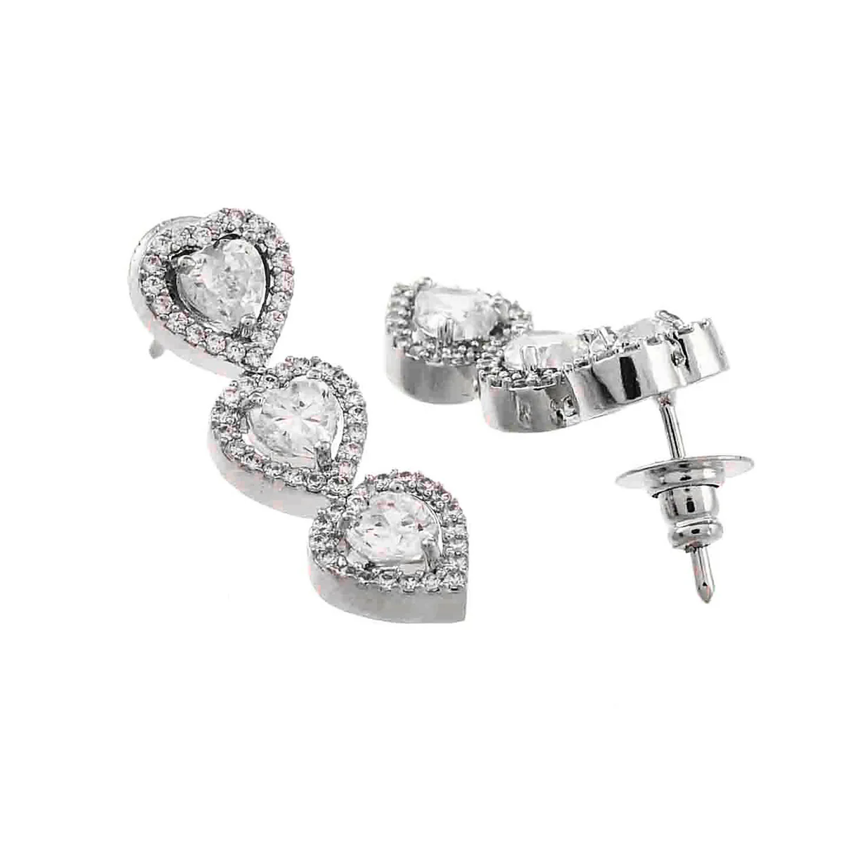 Sparkling Elegance Hearts Jewellery Set - Image 5
