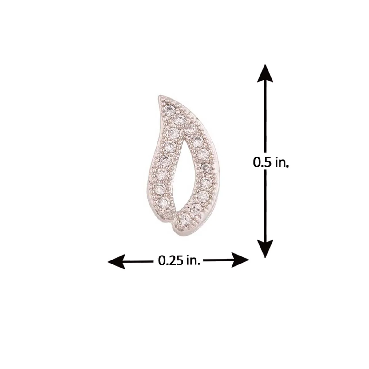 Paisley Gems Adorned Earrings - Image 5