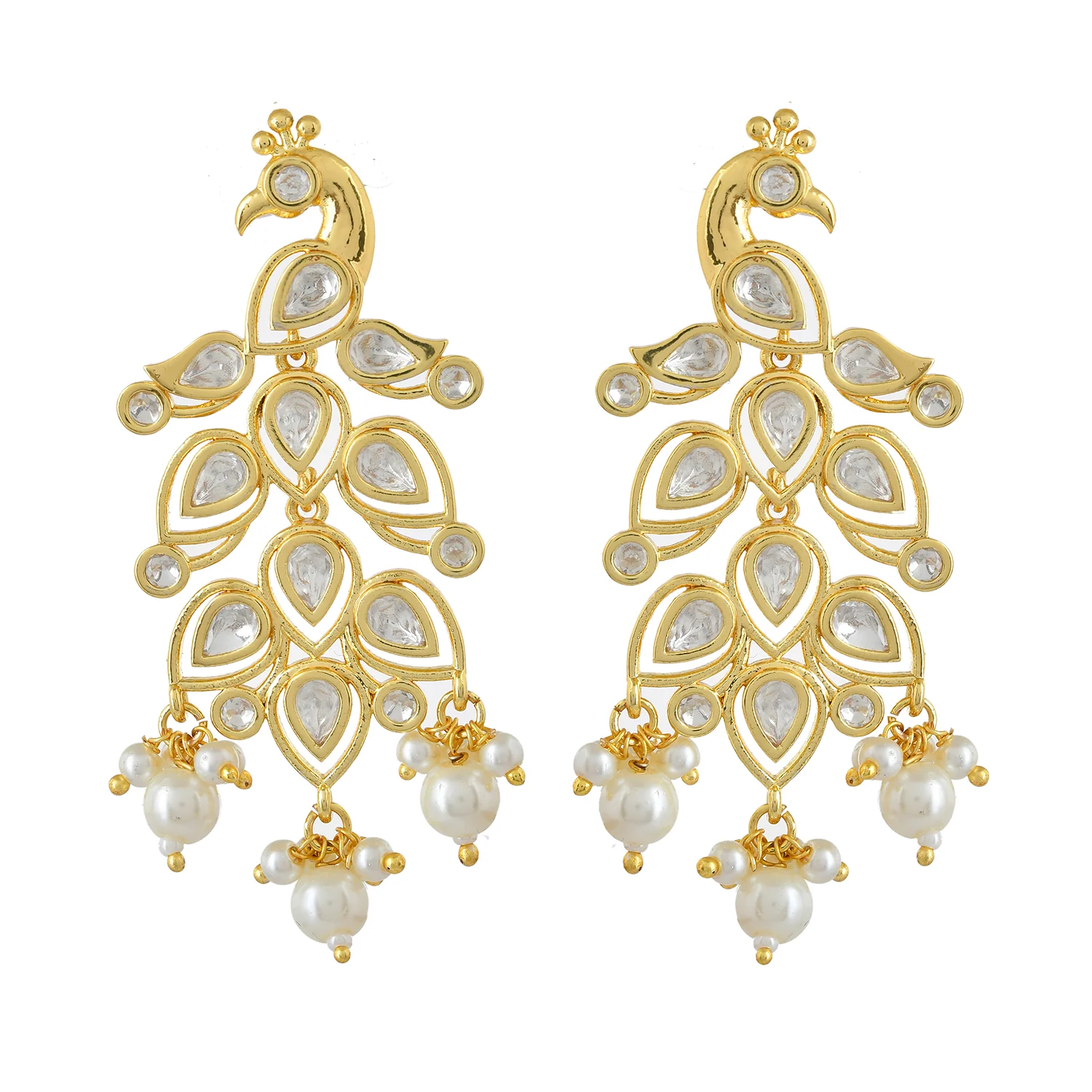 Panchhi Mayuri Statement Earrings - Image 5