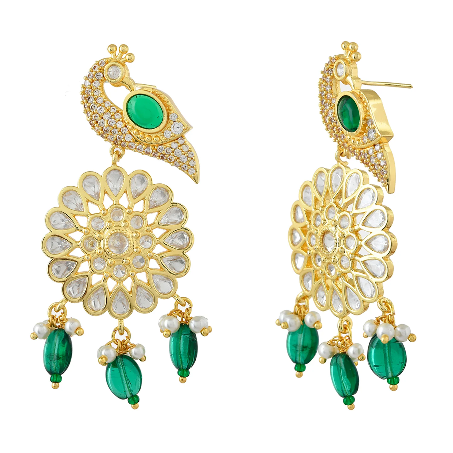 Panchhi Mayurika Dangler Earrings - Image 3