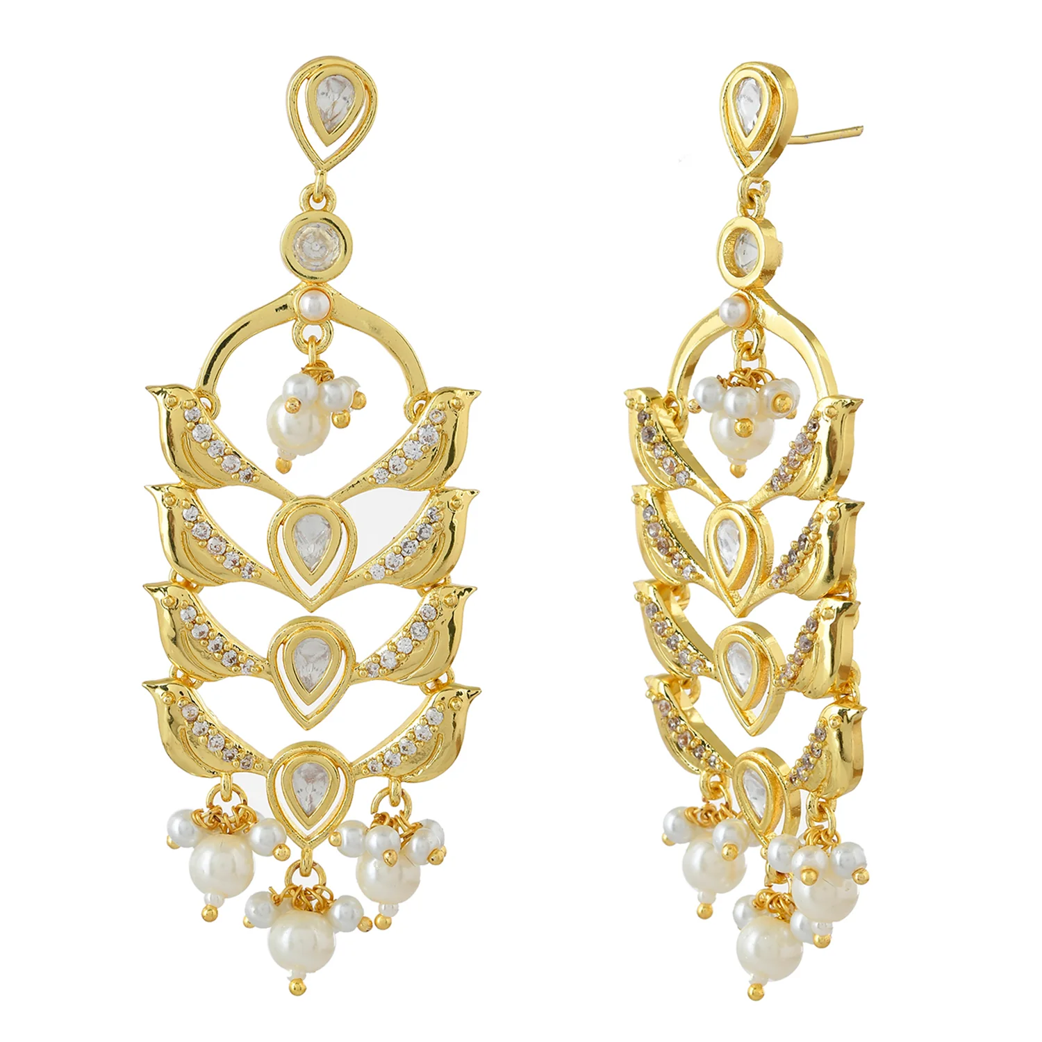 Panchhi Pakhee Dangler Earrings - Image 3