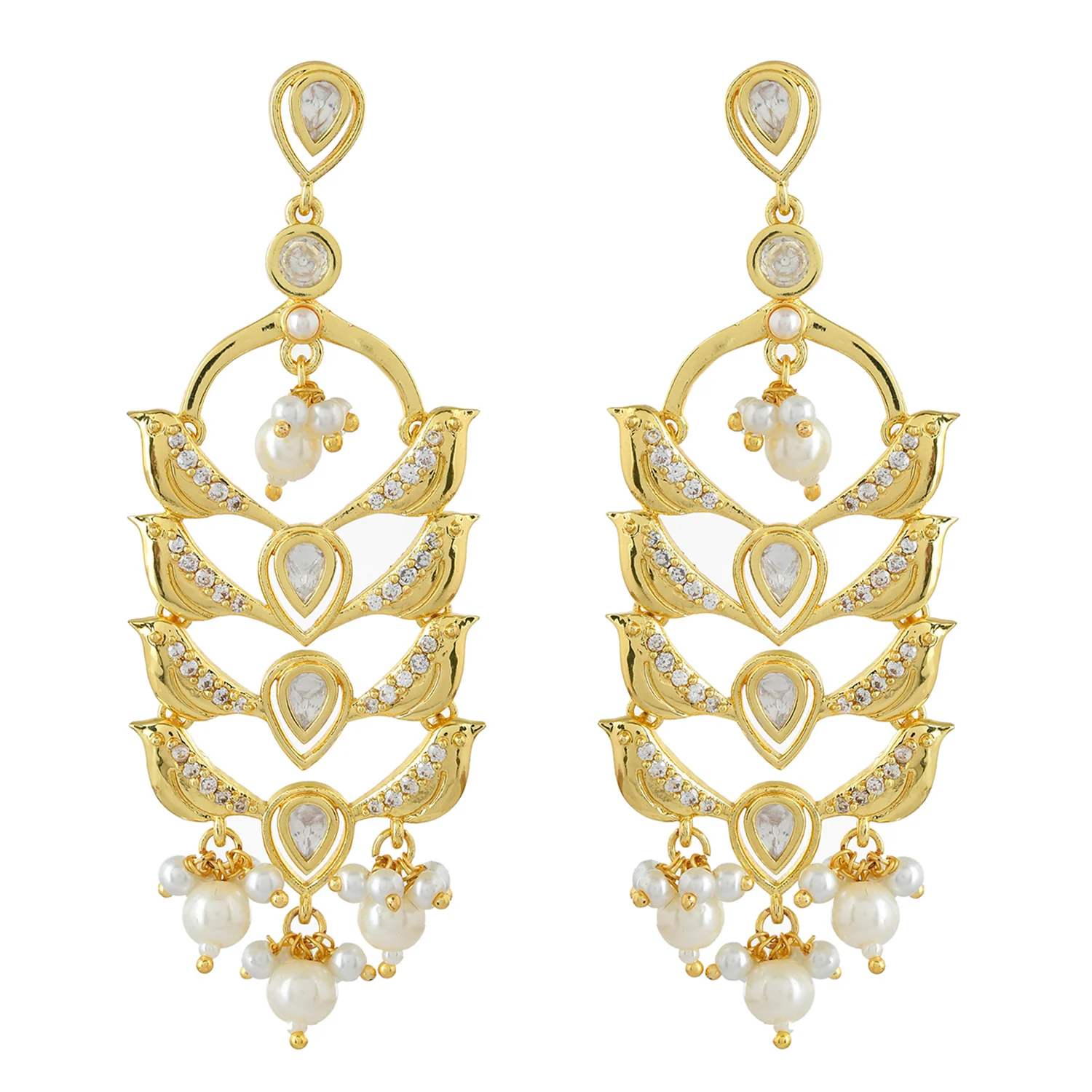 Panchhi Pakhee Dangler Earrings - Image 4