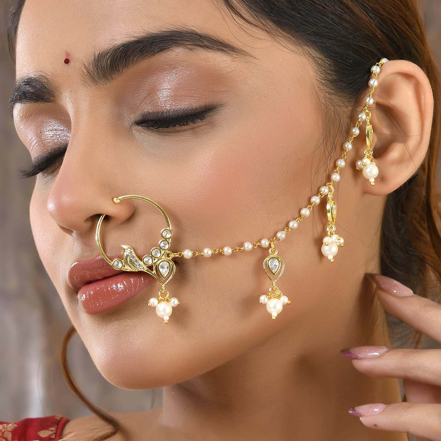 Panchhi Pakhee Nose Ring - Image 2