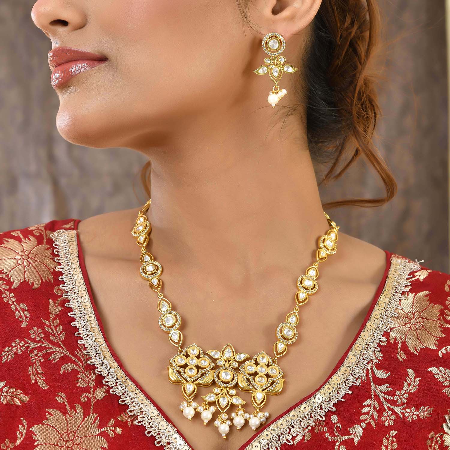 Panchhi Pakhee Statement Pendant Set - Image 2