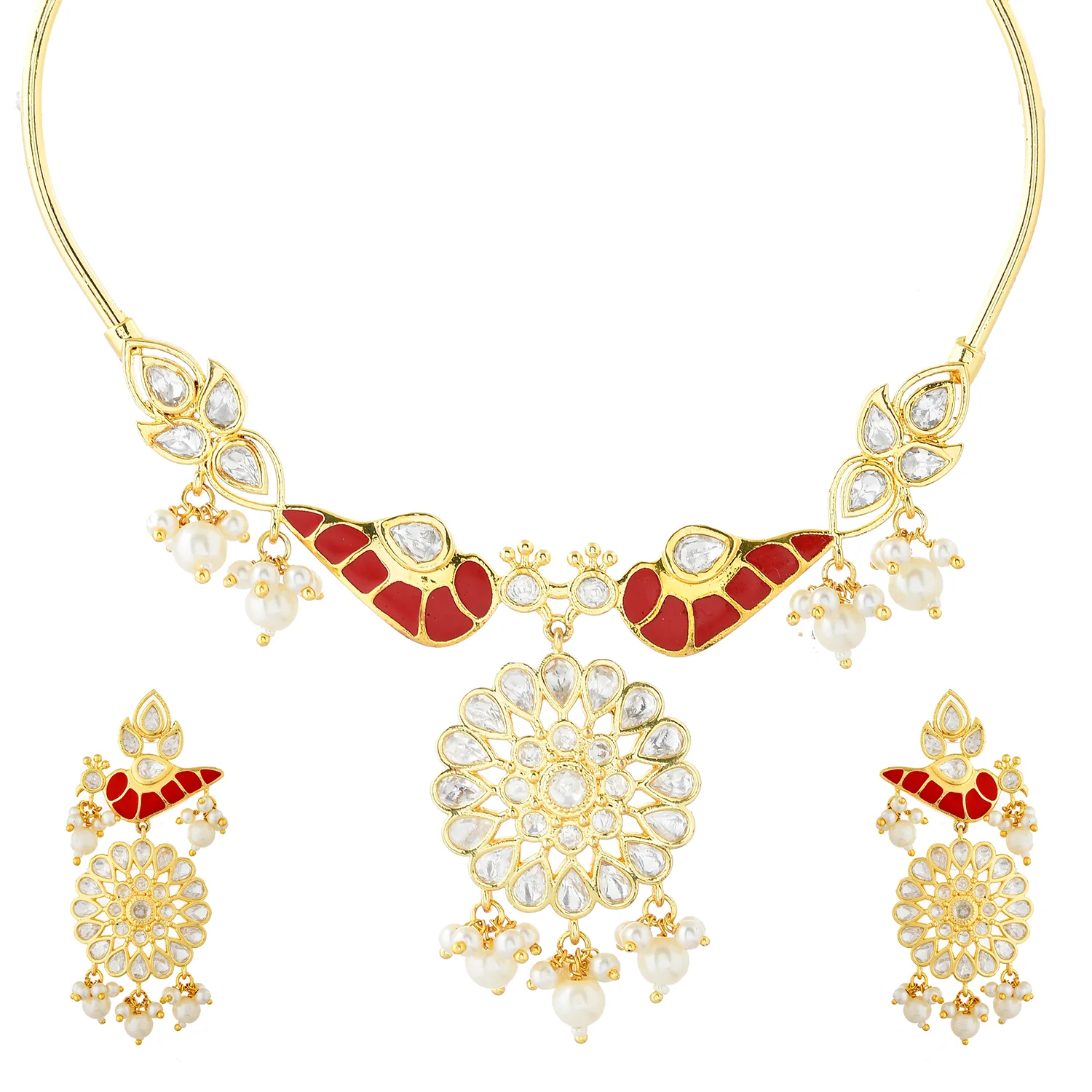 Panchhi Pariniti Hasli Necklace Set - Image 3