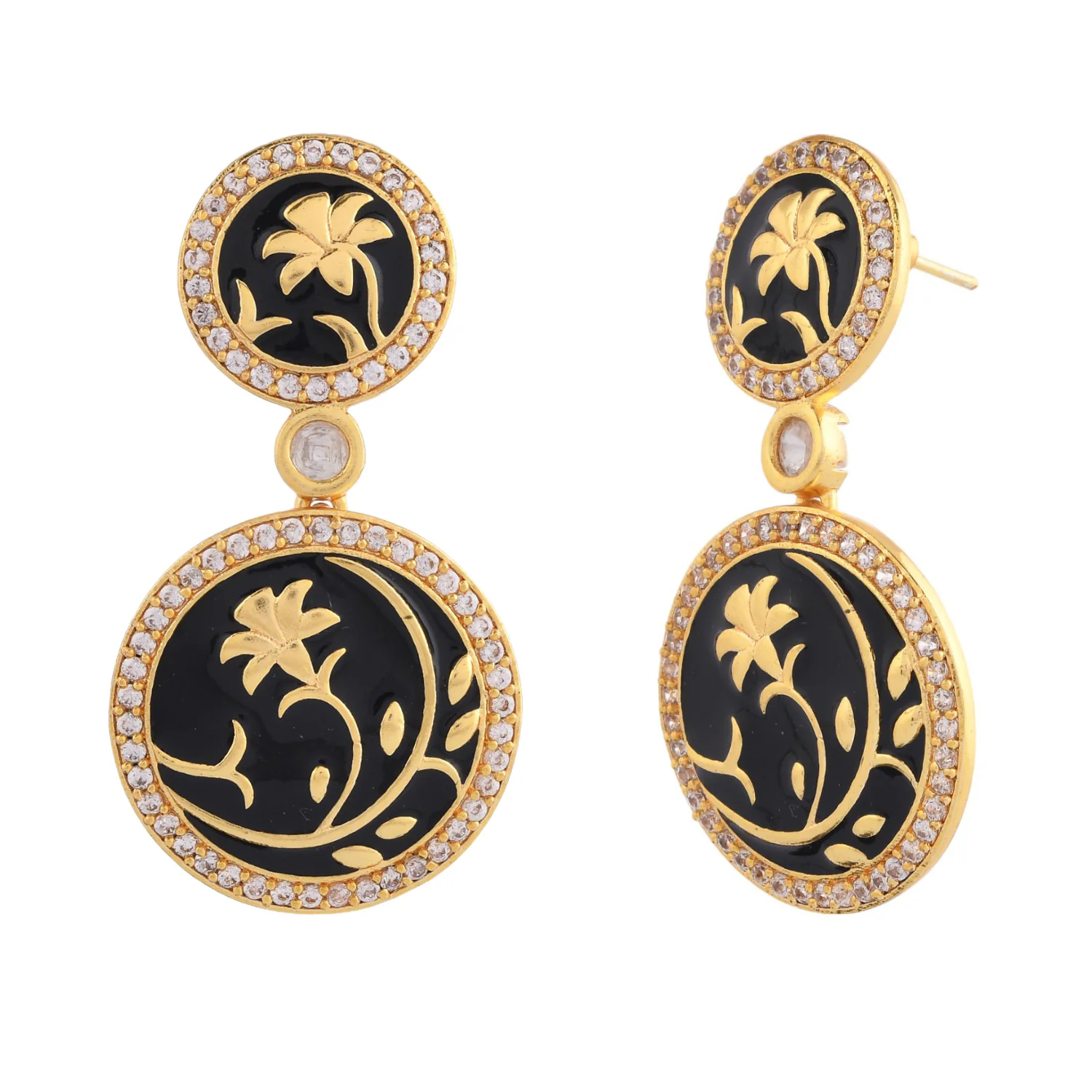 Pashmina Afiah Dangler Earrings - Image 3