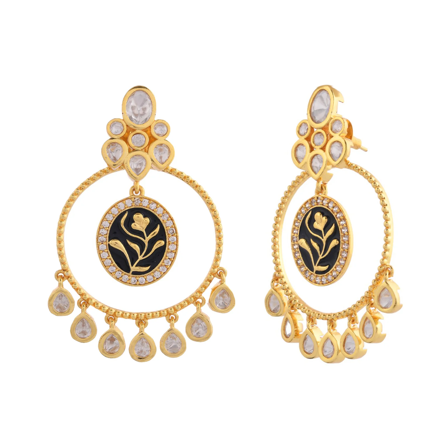 Pashmina Daania Dangler Earrings - Image 4