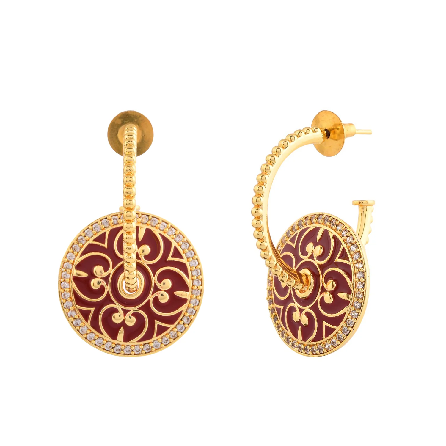 Pashmina Maya Dangler Earrings - Image 3
