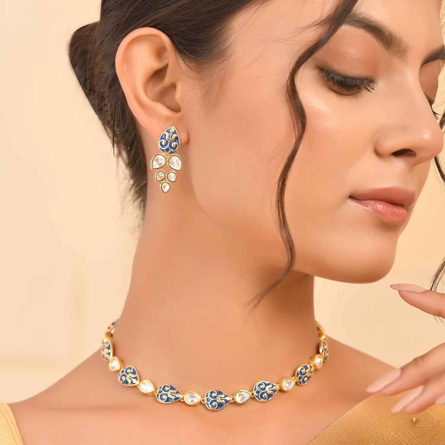 Pashmina Rimsha Necklace Set - Image 2