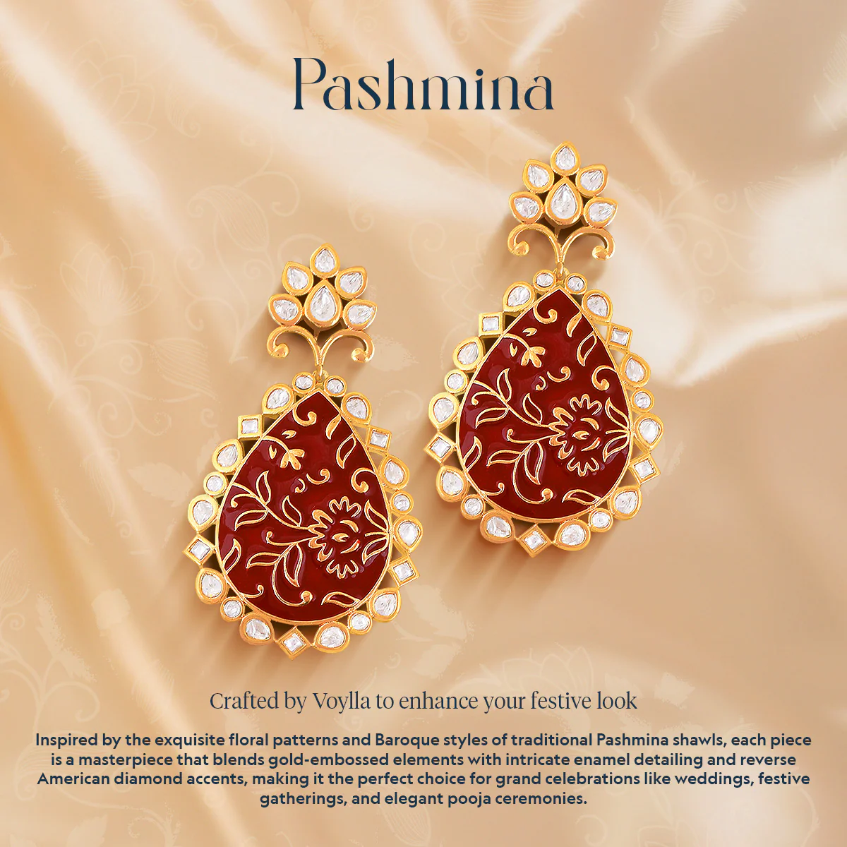 Pashmina Rimsha Necklace Set - Image 9