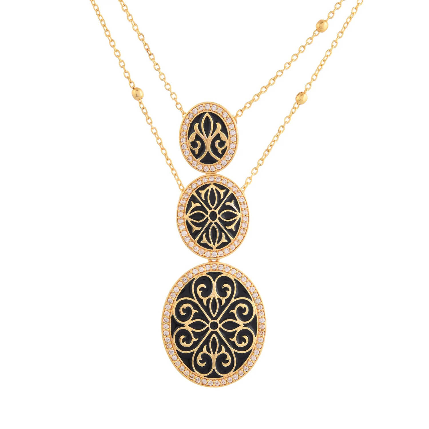 Pashmina Shazana Layered Necklace Set - Image 5
