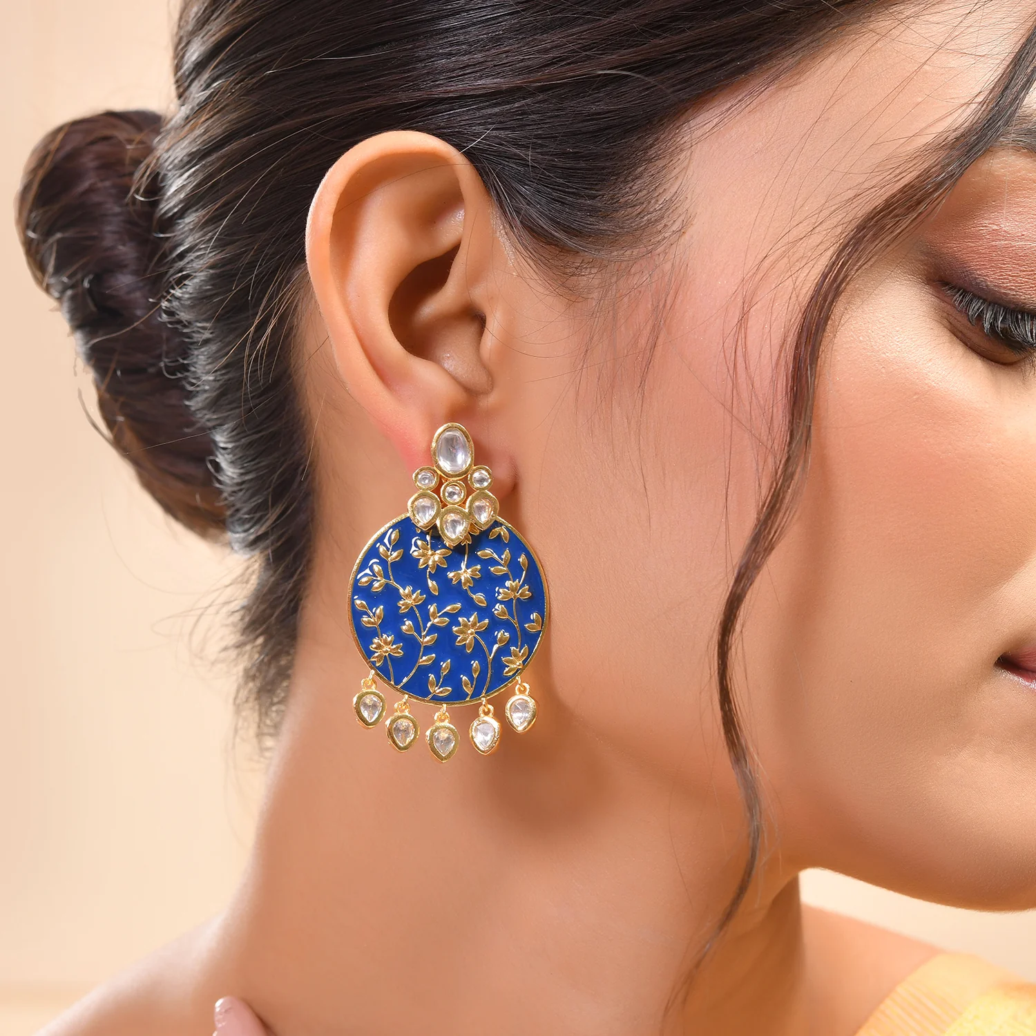 Pashmina Yaalina Statement Earrings - Image 2