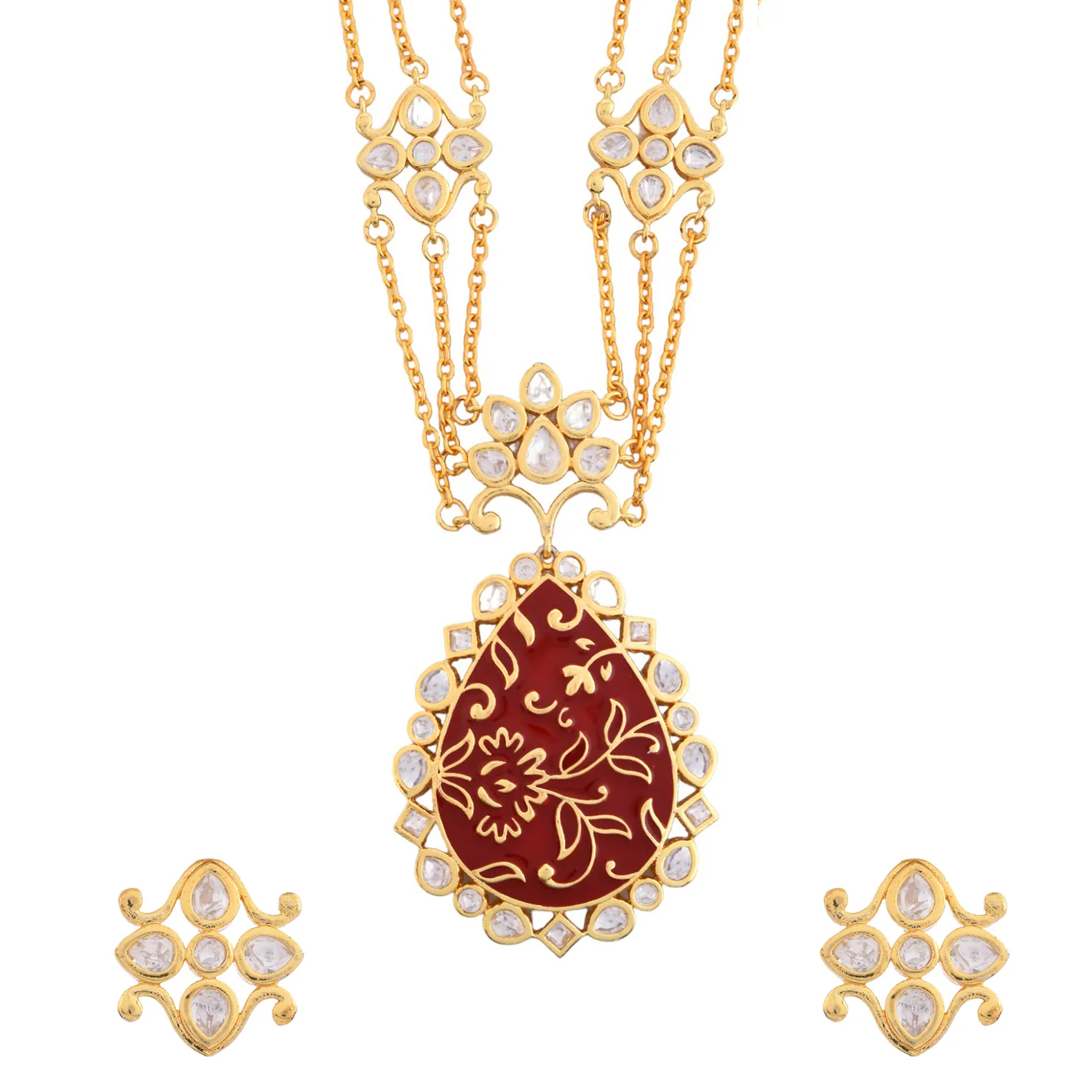 Pashmina Zeenat Necklace Set - Image 3