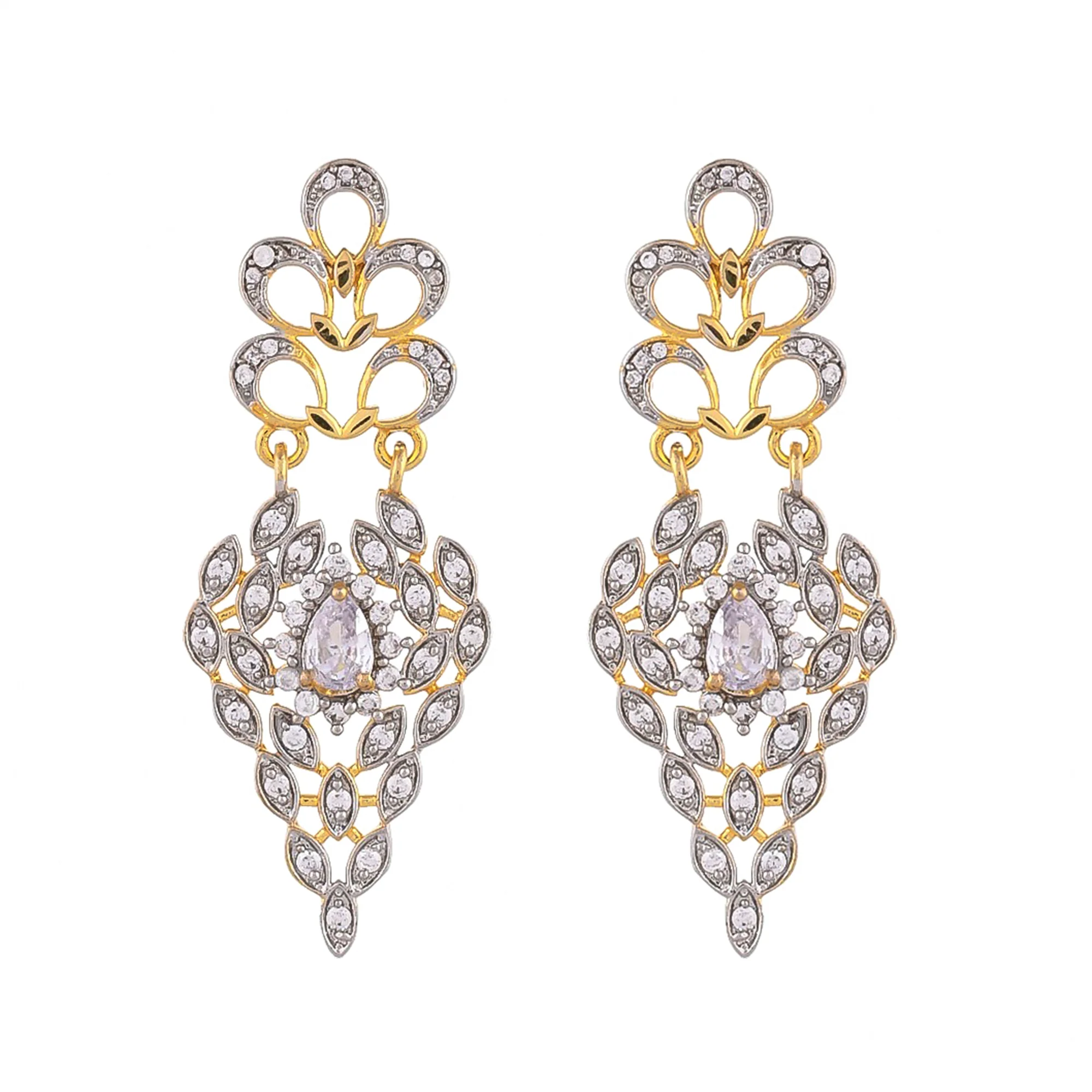 Peacock Regal Gold Necklace Set - Image 6