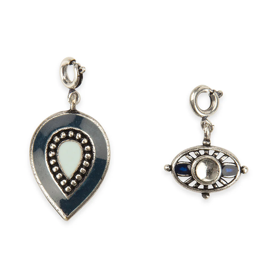 Pear And Eye Charms Pendant with Bracelet - Image 6