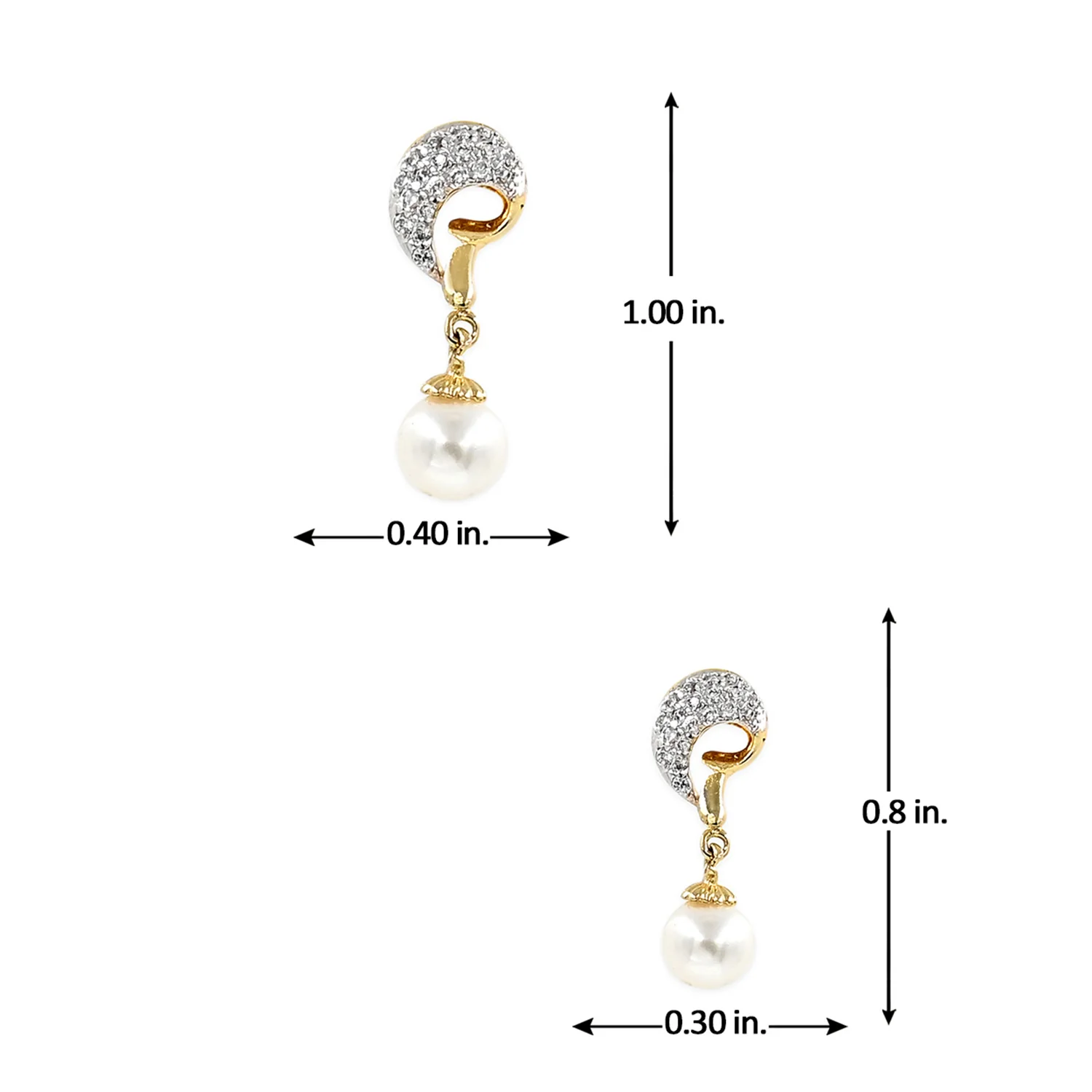 Pearl CZ Pendant Set - Image 6