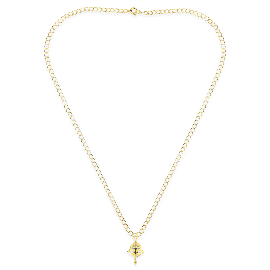 Pearl Drop Charms Pendant With Chain and Bracelets - Image 4
