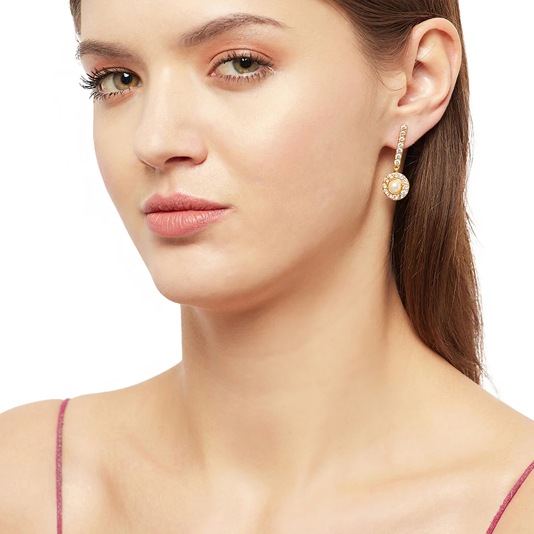 Pearl Drop Earrings - Image 2