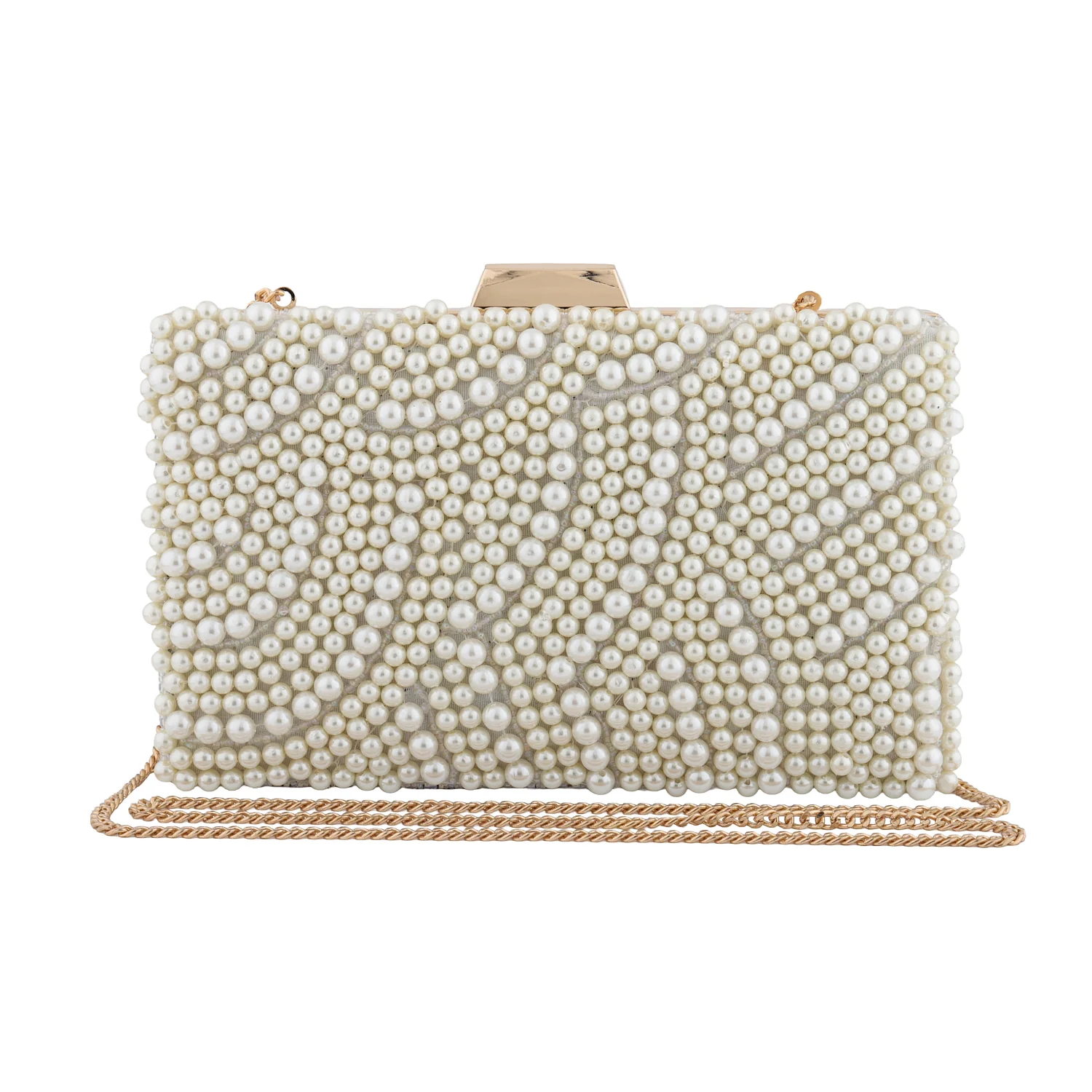 Pearl Luxe Party Sling Clutch Bag - Image 8
