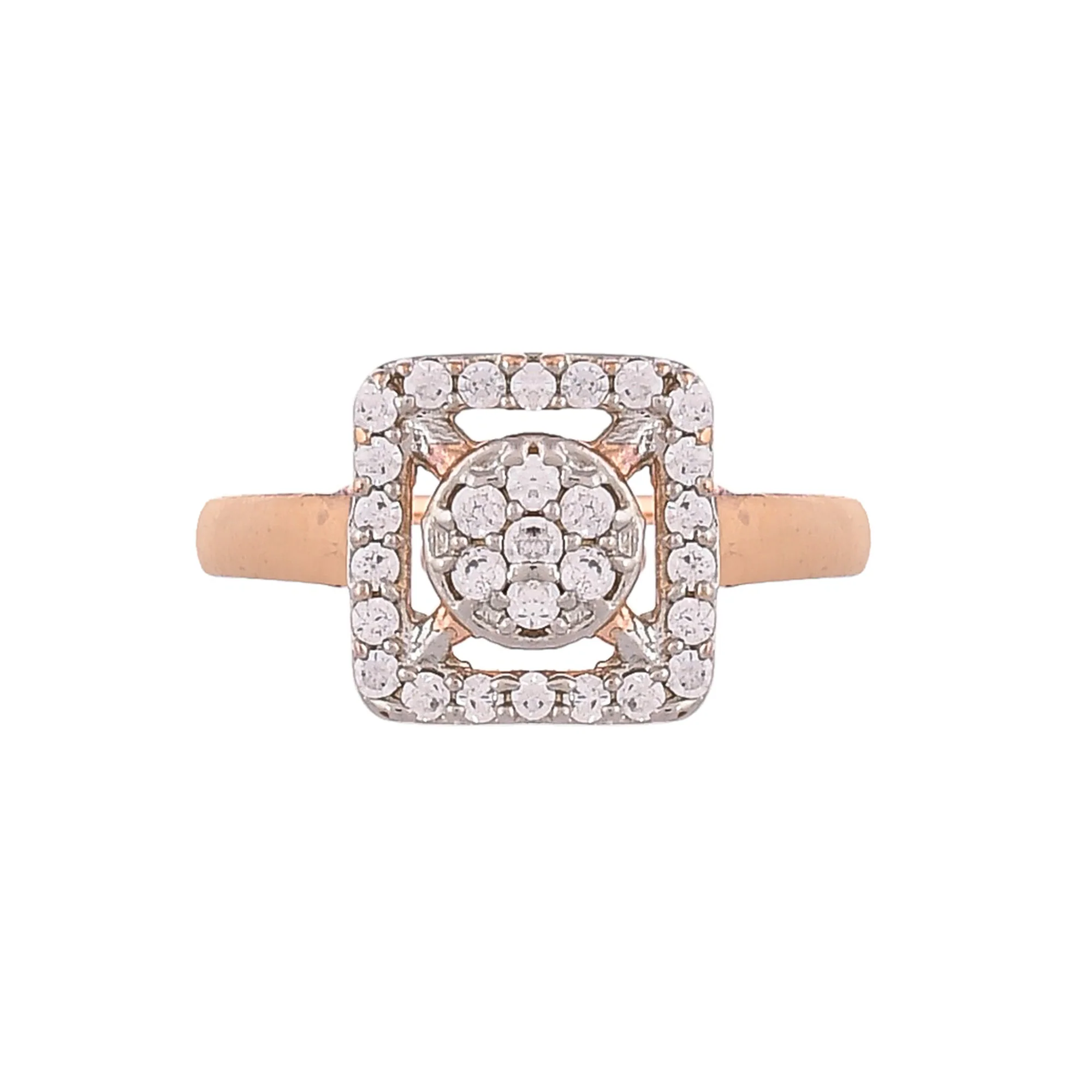 Pearly Whites Cocktail Ring In Rose Gold Tone - Image 5