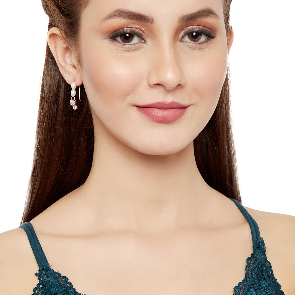 Pearly Whites Dangler Earrings - Image 4