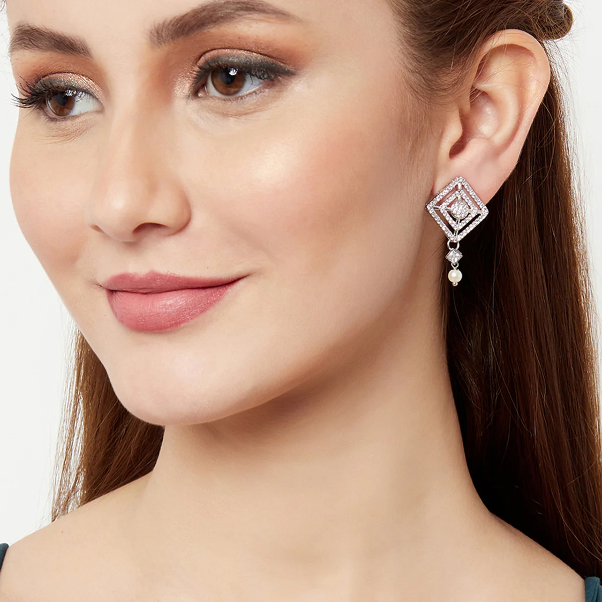 Pearly Whites Designer Earrings - Image 2