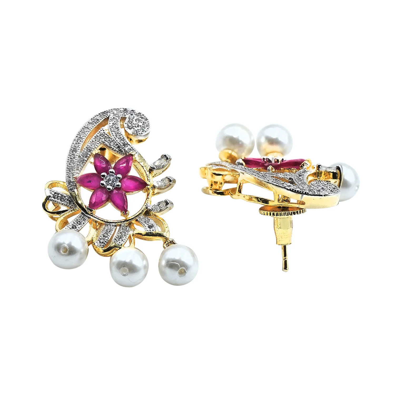 Peppy Pink CZ Pendant Set - Image 5