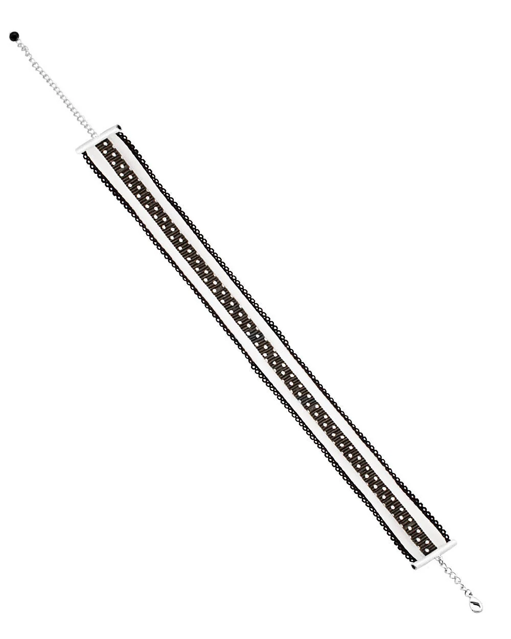 Polka Design Choker Necklace - Image 2
