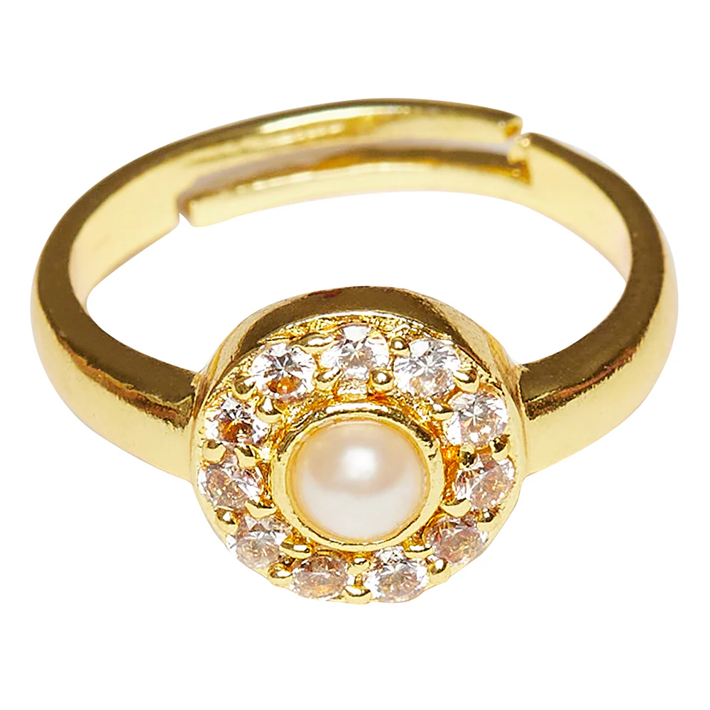 Pretty Ring With CZ Embellishment - Image 3