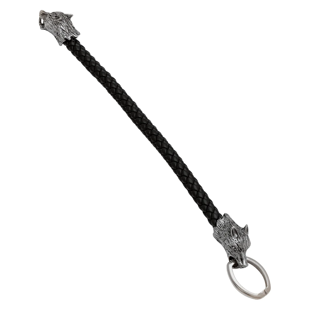 Punk Style Fox Head Black Leather Bracelet For Men From Dare by Voylla - Image 4