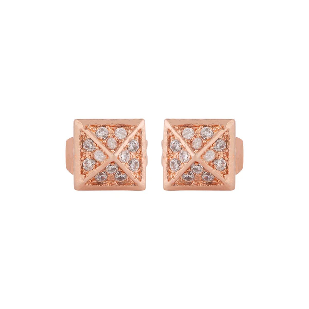 Pyramid Stud Style Earrings - Image 3