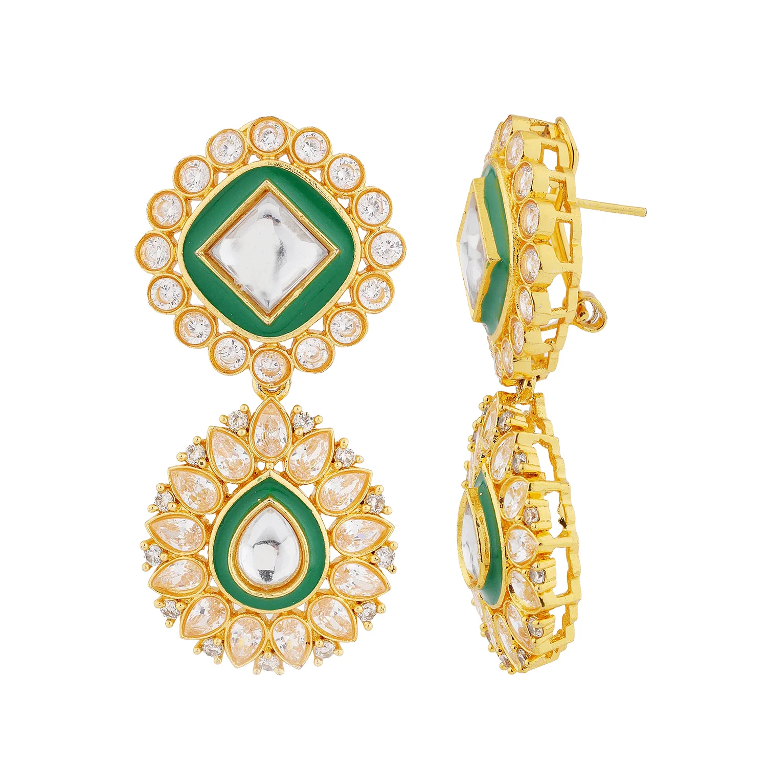 Queens of Rajasthan Gulrani Short Necklace Set - Image 7
