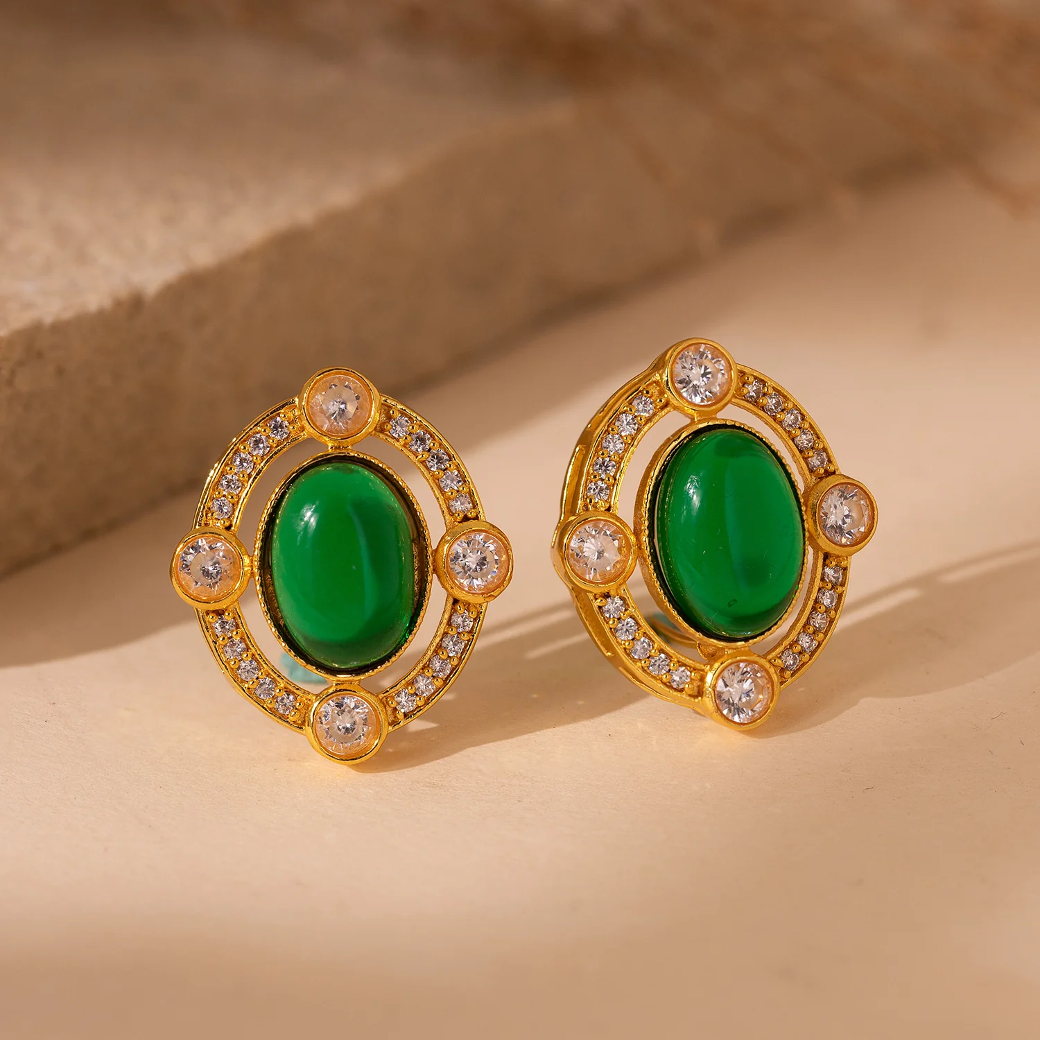 Queens of Rajasthan Gulrani Stud Earrings - Image 2