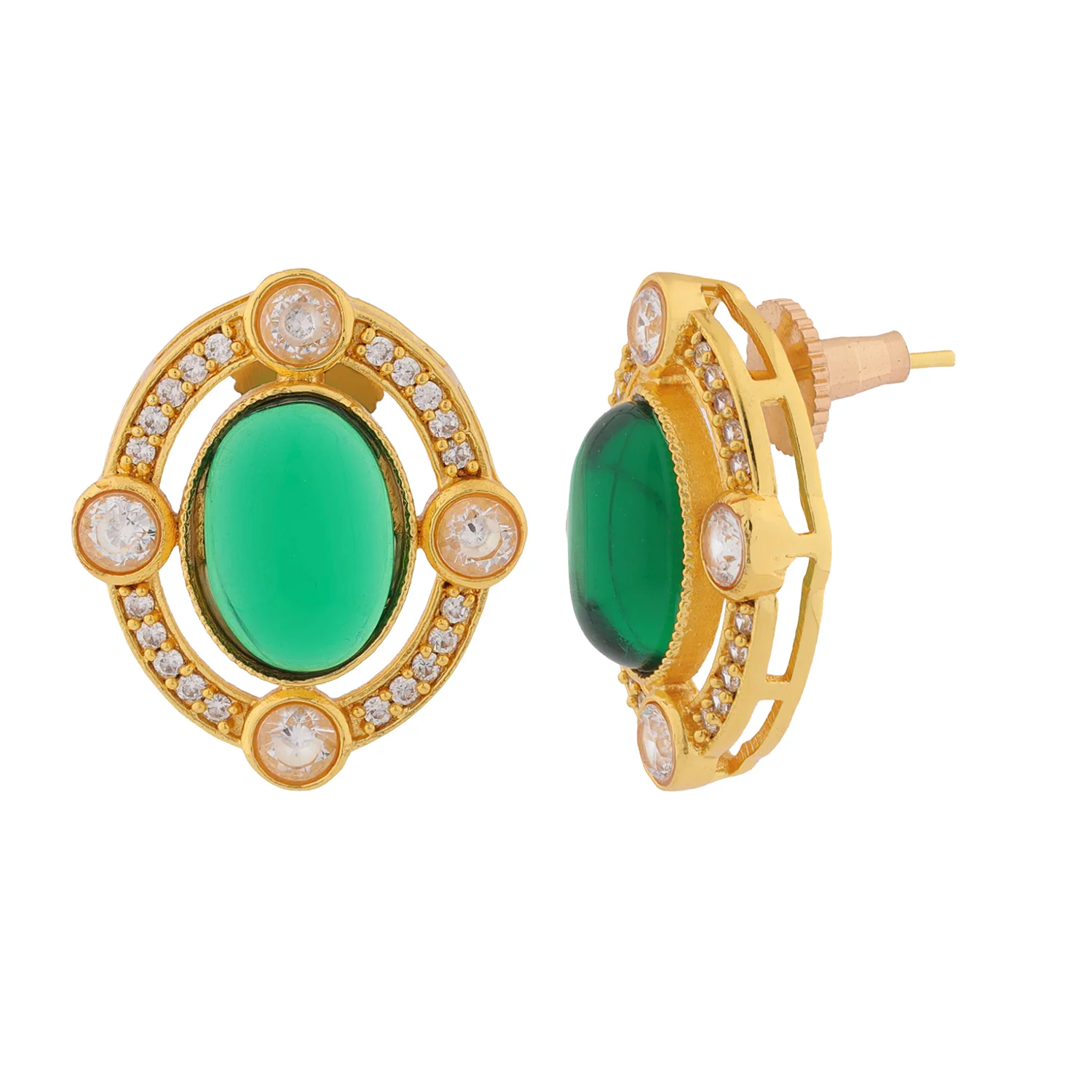 Queens of Rajasthan Gulrani Stud Earrings - Image 4