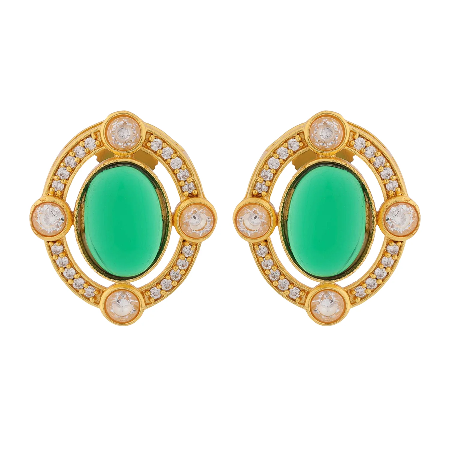 Queens of Rajasthan Gulrani Stud Earrings - Image 5