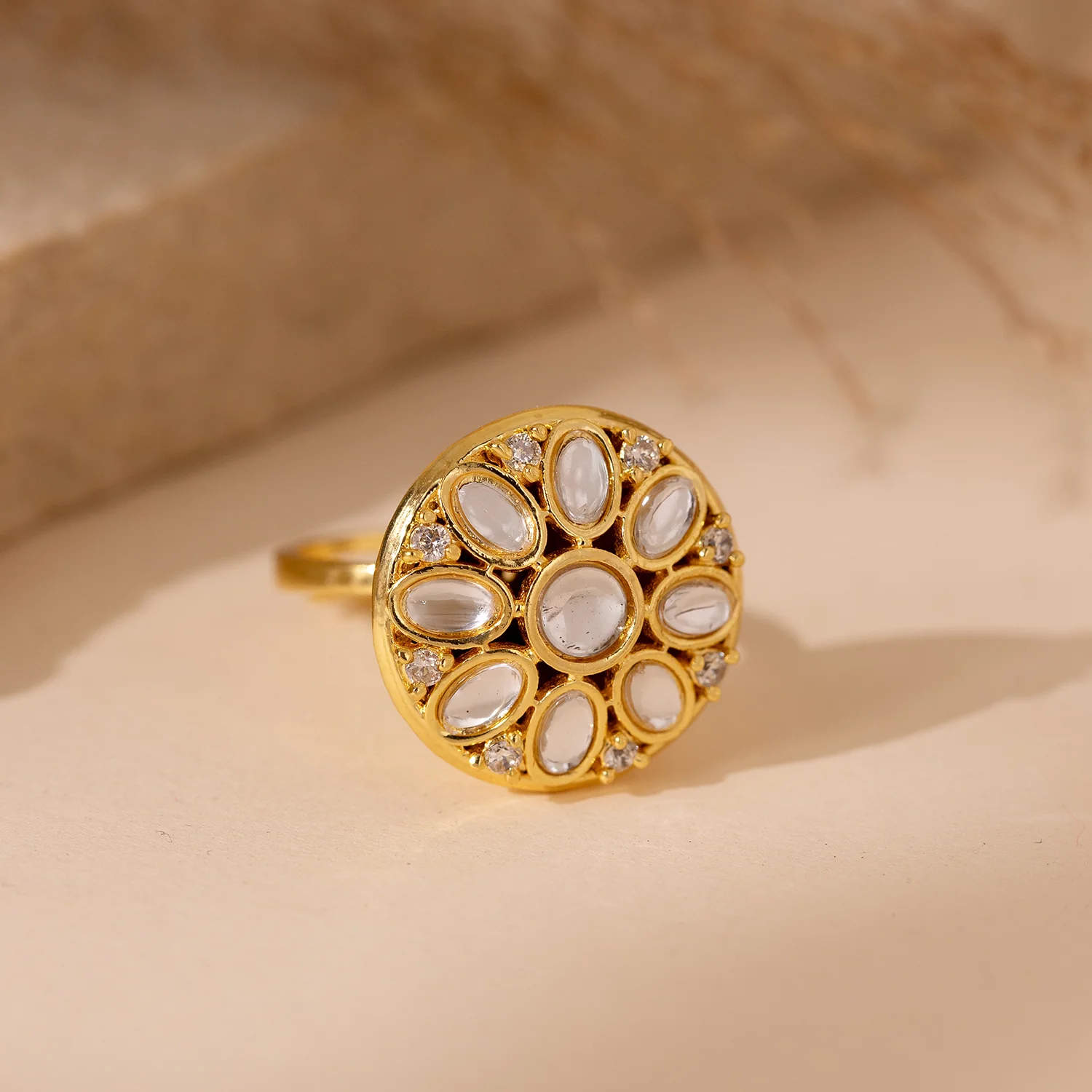 Queens of Rajasthan Noora Statement Ring - Image 2