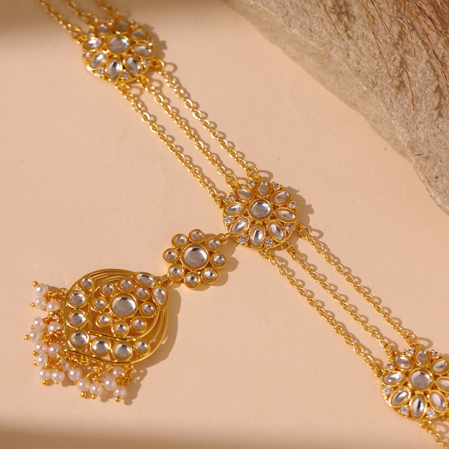 Queens of Rajasthan Senvira Sheesh Patti - Image 2