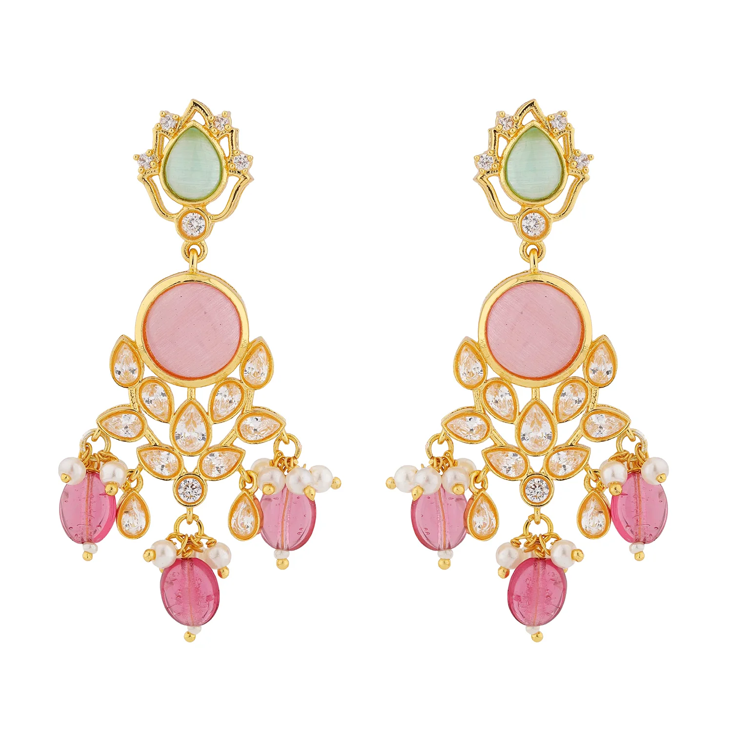 Queens of Rajasthan Siaara Two Layer Necklace Set Combo - Image 7