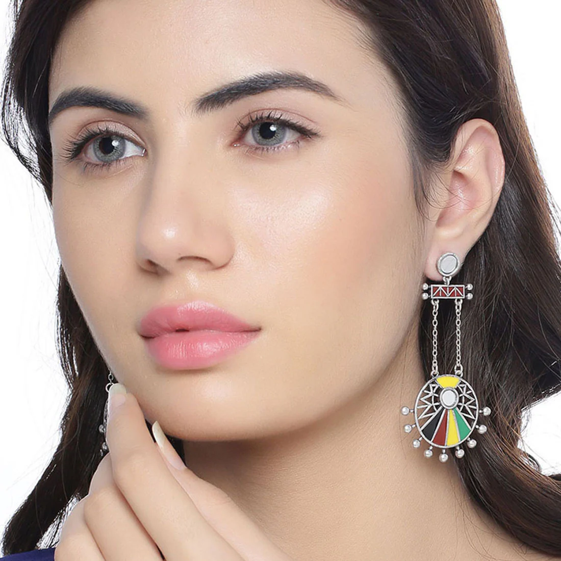 Rabaari Circles Drop Earrings - Image 2