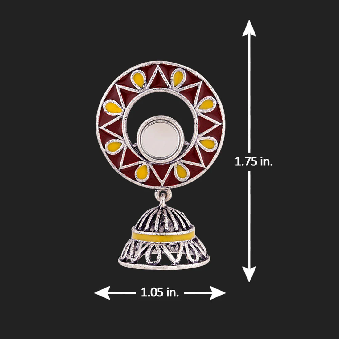 Rabaari Jhumka Drop Earrings - Image 5