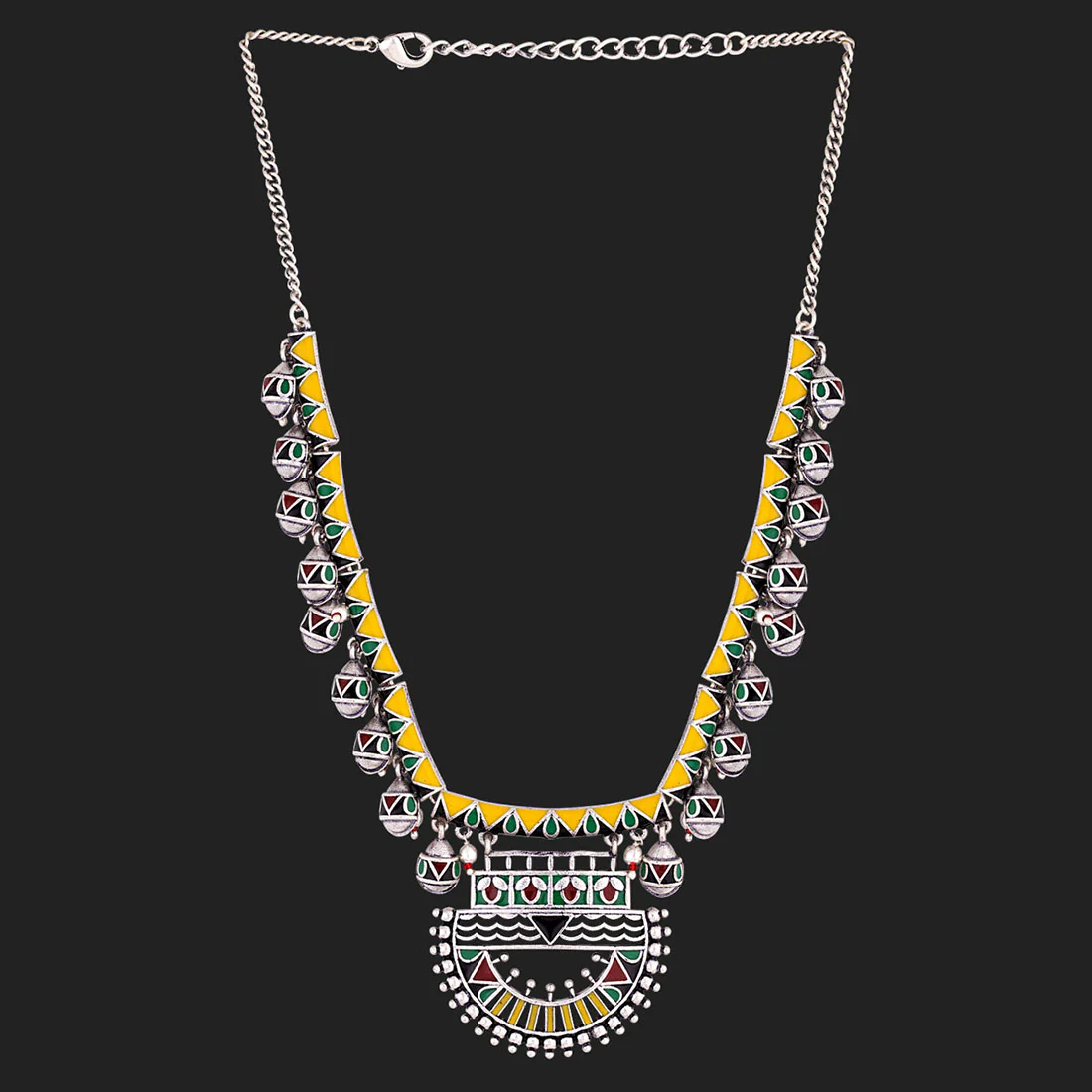 Rabaari Mirrored Tribal Necklace - Image 4