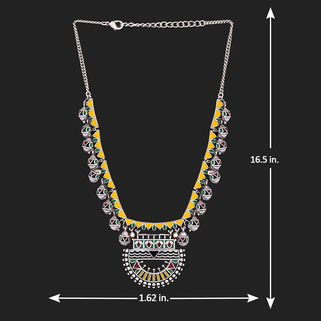 Rabaari Mirrored Tribal Necklace - Image 6
