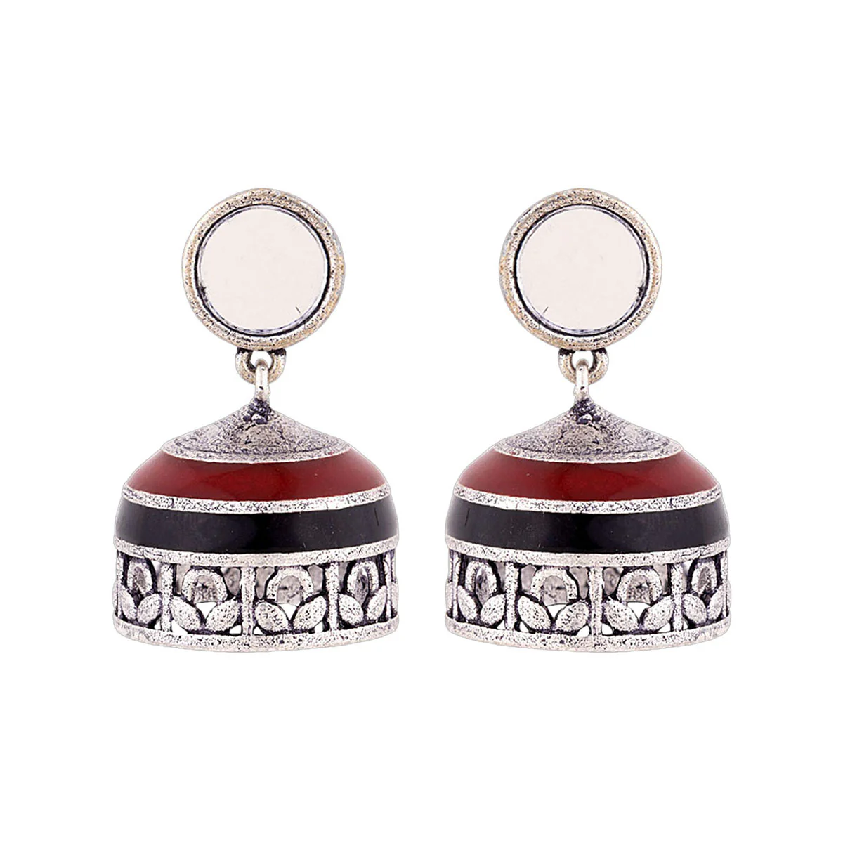 Rabaari Round Jhumka Drop Earrings - Image 3