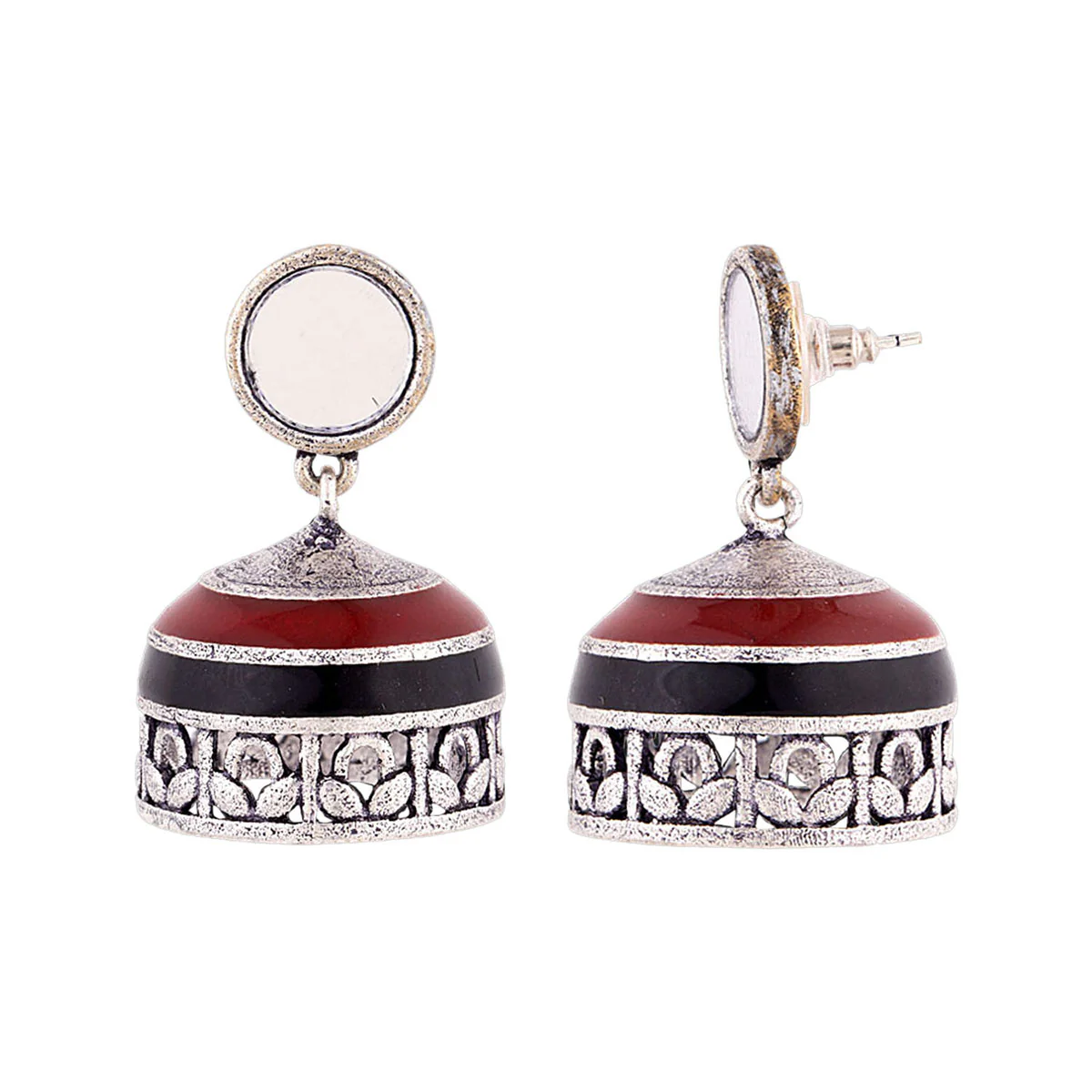 Rabaari Round Jhumka Drop Earrings - Image 4