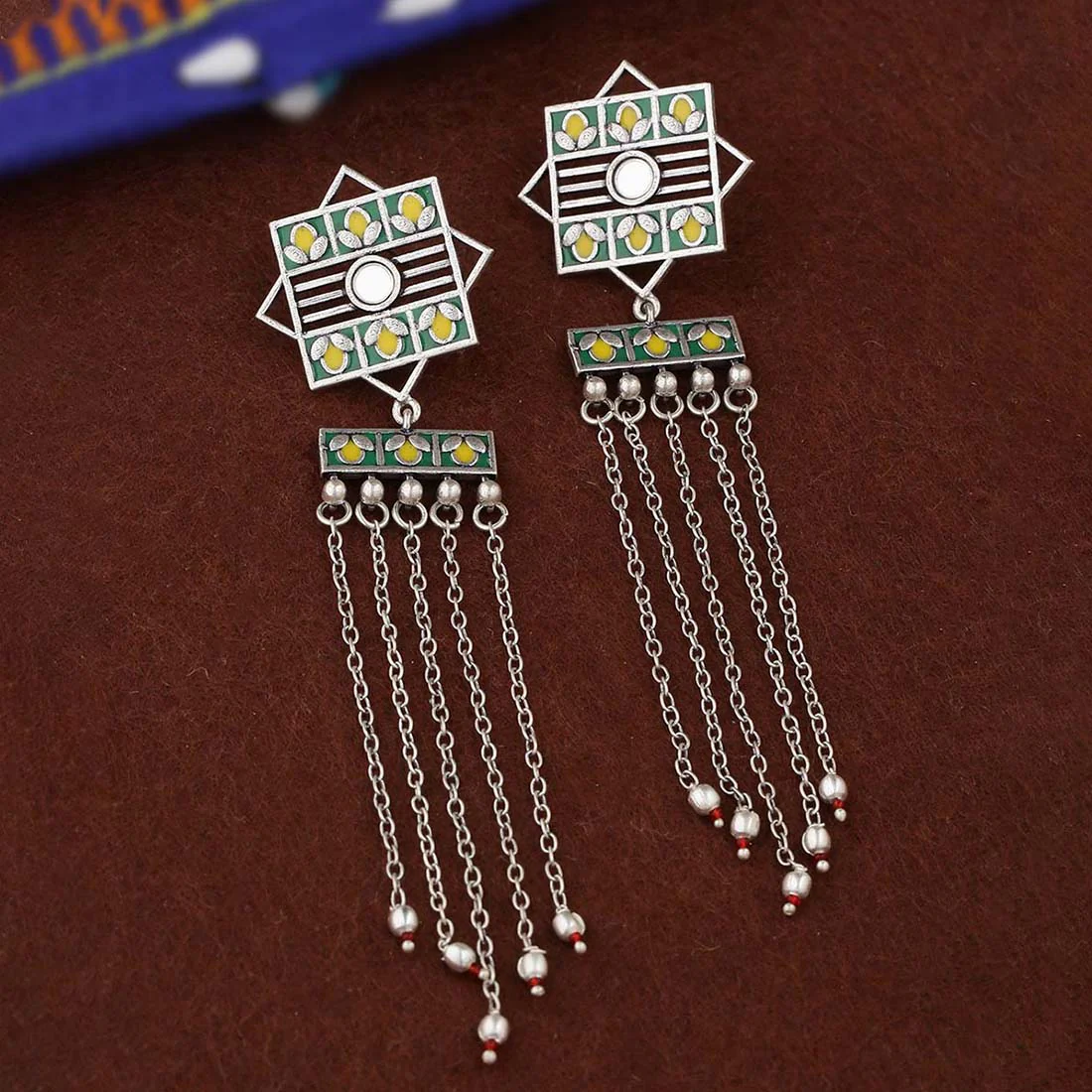Rabaari Tassels Drop Earrings