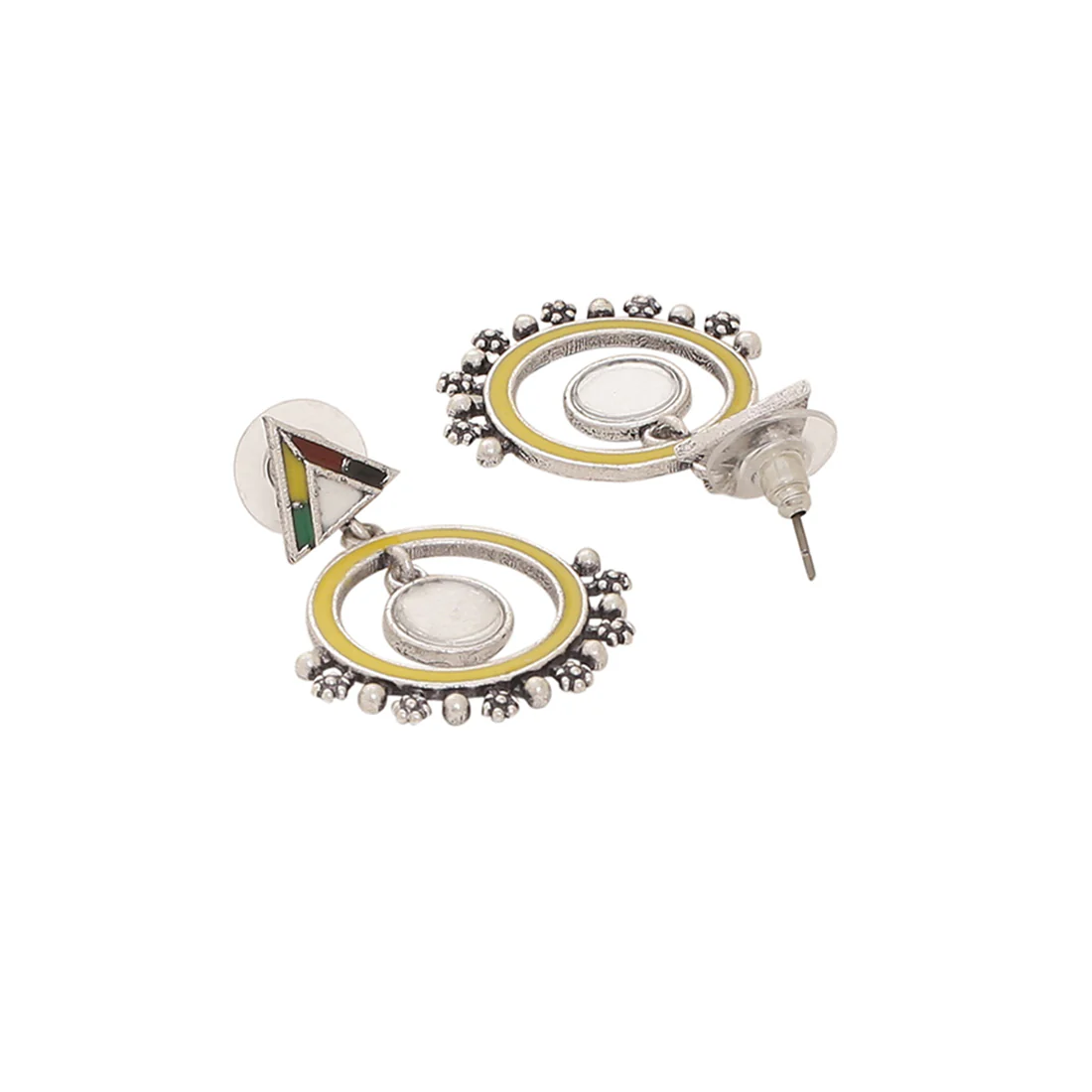 Rabaari Triangles and Circles Earrings - Image 4